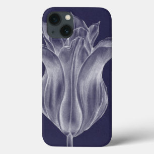 Monochroom Tulip III iPhone 13 Hoesje
