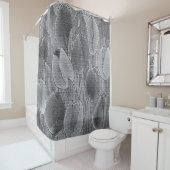 Monochroom Tulps Design Shower Curtain Douchegordijn (In situ)