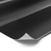 Monochroom van het Amerikaanse maronlight strand Poster (Hoek)