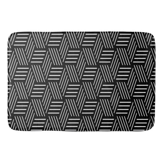 Monochroom Weefsel  Badmat (Voorkant)