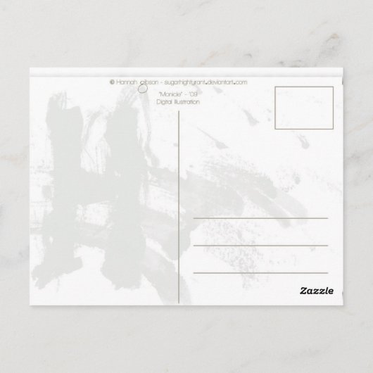 Monocle-Briefkaart Briefkaart (Achterkant)