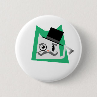 Monocle Cat Ronde Button 5,7 Cm
