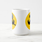Monocle & Mustache  achtergrond) Koffiemok (Center)