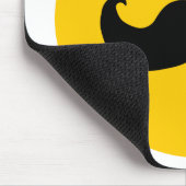 Monocle & Mustache  achtergrond) Muismat (Hoek)