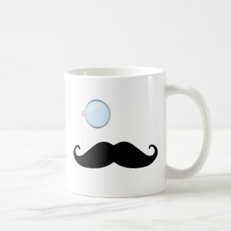Monocle Mustache Koffiemok