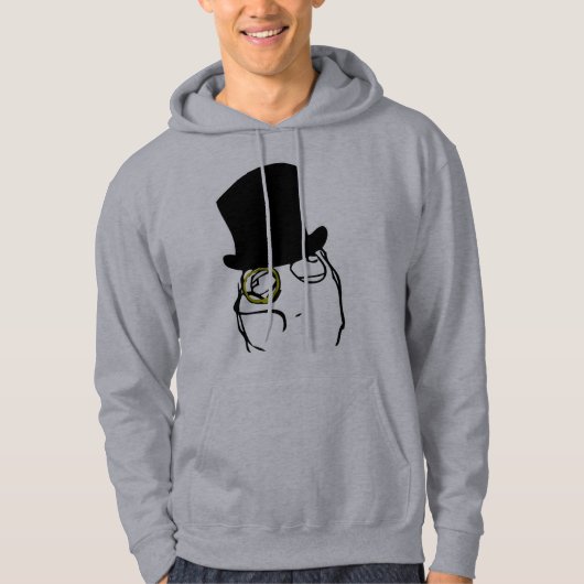Monocled Sir Hoodie (Voorkant)