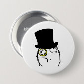 Monocled Sir Ronde Button 7,6 Cm (Voorkant /achterkant)
