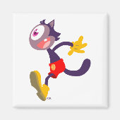 Monoculaire cartoon magnet (Voorkant)