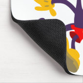 Monoculaire katten in Tandem Walk mousepad Muismat (Hoek)