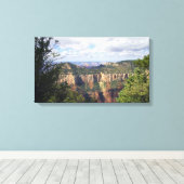 Monoesseizoen aan de noordrand van de Grand Canyon Canvas Afdruk (Insitu (Houten vloer))