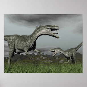 Monofosaurusroaring - 3D rendering Poster