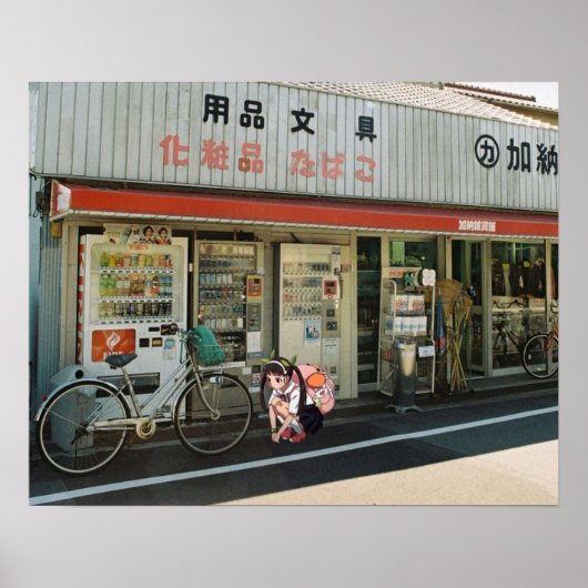 Monogatari - Mayoi Conbini Poster (Voorkant)