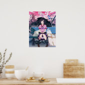 Monogatari reeks Hanekawa Tsubasa Poster (Keuken)