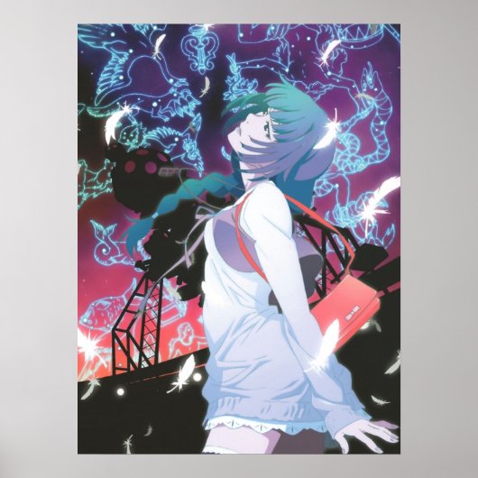 Monogatari reeks Senjougahara Hitagi Poster (Voorkant)