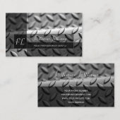 Monogobusje voor vast abstract diamant bord visitekaartje (Voorkant / Achterkant)