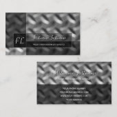 Monogobusje voor vast abstract diamant bord visitekaartje (Voorkant / Achterkant)