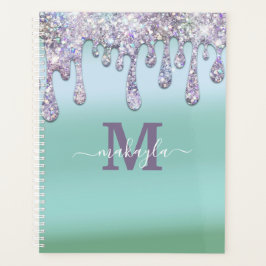 Monografie Glitter Drips Folie Aangepast Planner
