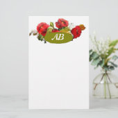 monografisch briefpapier (Staand voorkant)