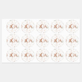 Monografische Wildflower Adhesive Labels (Vel)