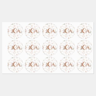 Monografische Wildflower Adhesive Labels