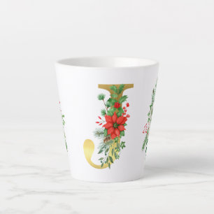 Monografische Xmas Latte Mok-Gouden Letter Mok