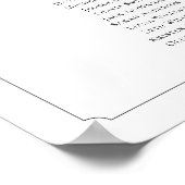Monogram 10 Tafels Vind Je Plaats Zitplaatsindelin Poster (Hoek)