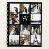 Monogram 11 Square Photo Modern Planner (Voorkant)