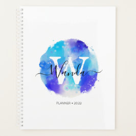 Monogram 2022 Waterverf van legant Planner