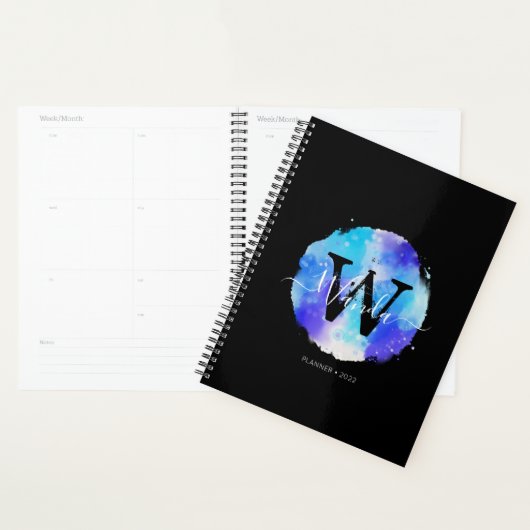 Monogram 2022 Waterverf van legant Planner (Display)