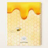 Monogram 2023 voor het druppelen van honingbijen planner (Achterkant)
