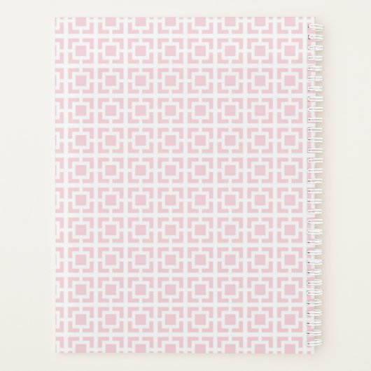 Monogram 2025 Afspraak Boek Roze Planner (Achterkant)