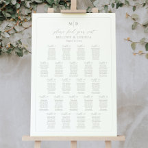 Monogram 22 Tafels Vind Je Plaats Zitplaats Chart