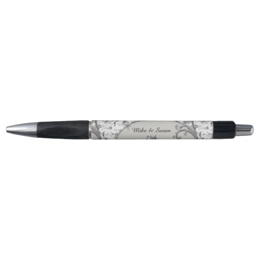 Monogram 25e trouwjubileum aandenken pen (Voorkant)