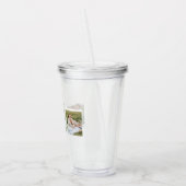 Monogram 2 Foto's | Gepersonaliseerd Lijst Grieken Acryl Drinkbeker (Links)