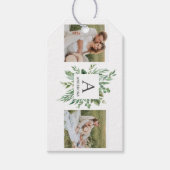 Monogram 2 Foto's | Gepersonaliseerd Lijst Grieken Cadeaulabel (Voorkant)