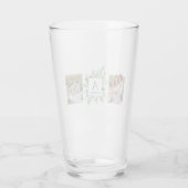 Monogram 2 Foto's | Gepersonaliseerd Lijst Grieken Glas (Achterkant)