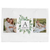 Monogram 2 Foto's | Gepersonaliseerd Lijst Grieken Groot Cadeauzakje (Achterkant)