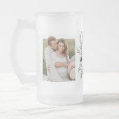 Monogram 2 Foto's | Gepersonaliseerd Lijst Grieken Matglas Bierpul (Links)