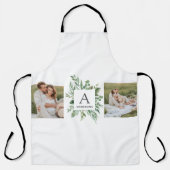 Monogram 2 Foto's | Gepersonaliseerd Lijst Grieken Schort (Voorkant)