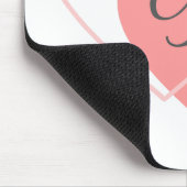 Monogram 2 harten muismat (Hoek)