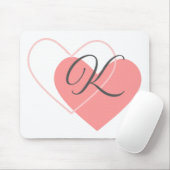 Monogram 2 harten muismat (Met muis)