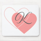 Monogram 2 harten muismat (Voorkant)