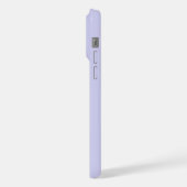 Monogram 2 Initialen Heather Blauwe Minimalistisch iPhone Hoesje (Linkerkant)