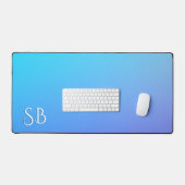 Monogram 2 Tone Blue Color Combination Bureaumat (Keyboard & Muis)