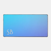Monogram 2 Tone Blue Color Combination Bureaumat (Voorkant)