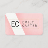 Monogram 2 Tone Visitekaartje (Voorkant)