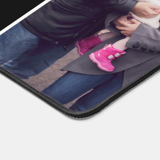 Monogram 4 Foto Collage Desk Mat (Hoek)