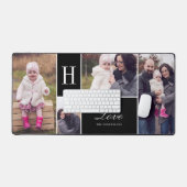 Monogram 4 Foto Collage Desk Mat (Keyboard & Muis)