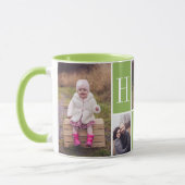 Monogram 4 Foto Collage Mok (Links)