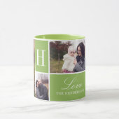 Monogram 4 Foto Collage Mok (Midden)